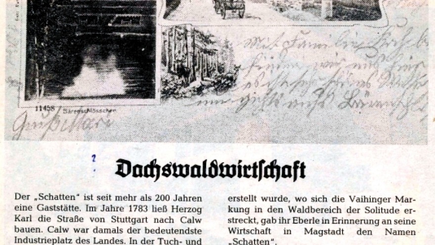 Historisches Bild aus der Geschichte des relexa waldhotel Stuttgart